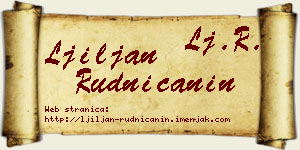 Ljiljan Rudničanin vizit kartica